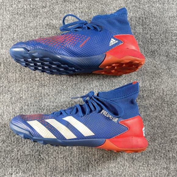 Adidas Predator 20.3 Turf Soccer Shoes Blue Red Size 7 US Men’s Cleats - Picture 2 of 11